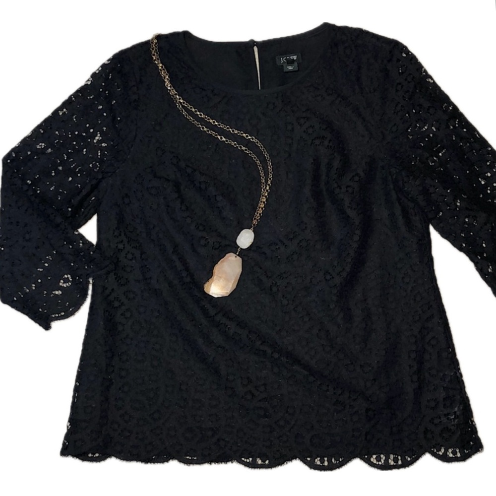 J. Crew Lace Blouse